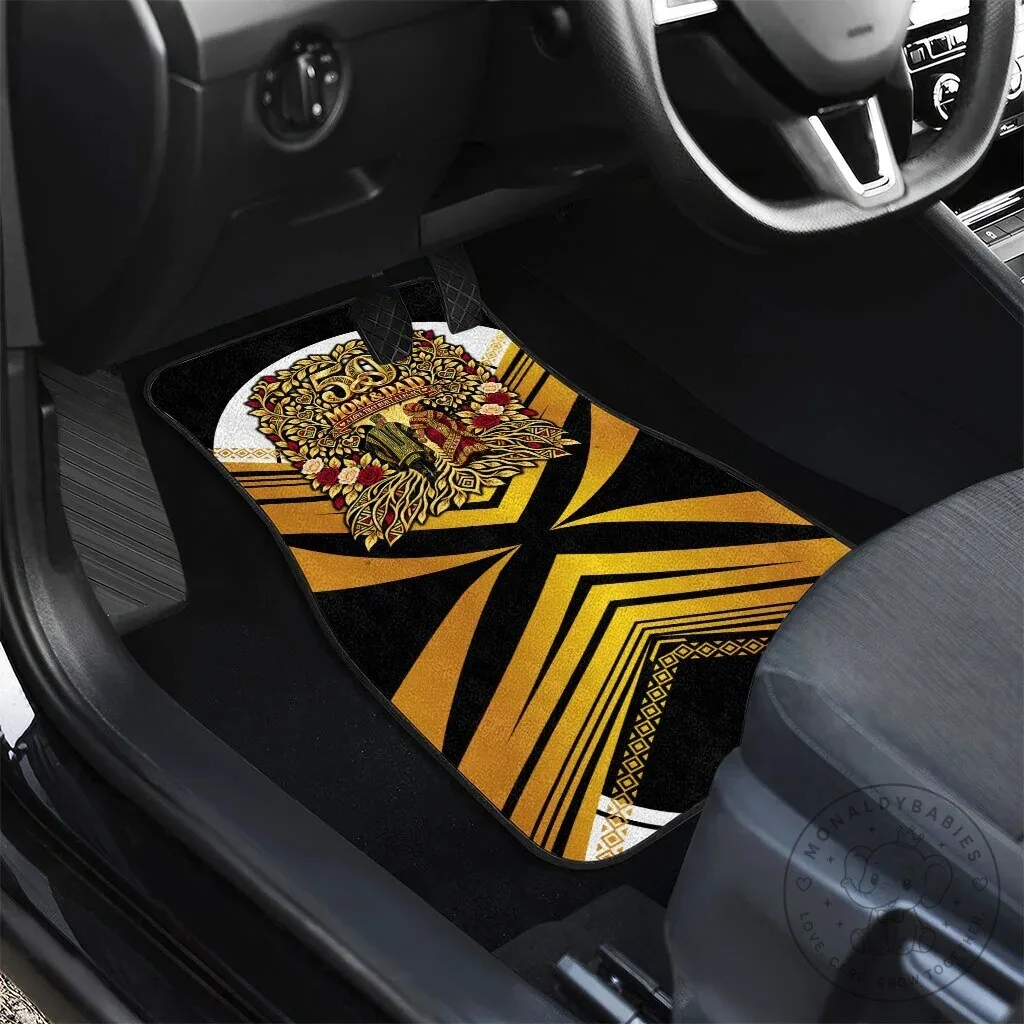 African American Heritage Gold Stripes Car Floor Mats Custom Auto Interior Accessories – image 6 of 6